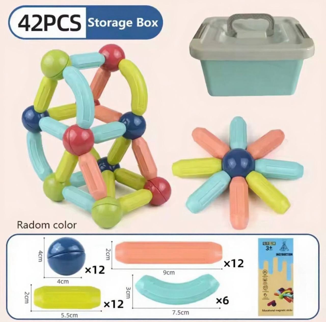 kiddy cubes™ - Creative Magnetic Construction Toy